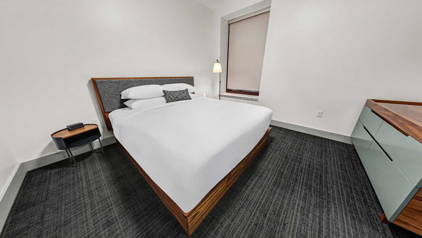 Bedroom of Schofield Suite on the Levi Level with King Bed & Dressed