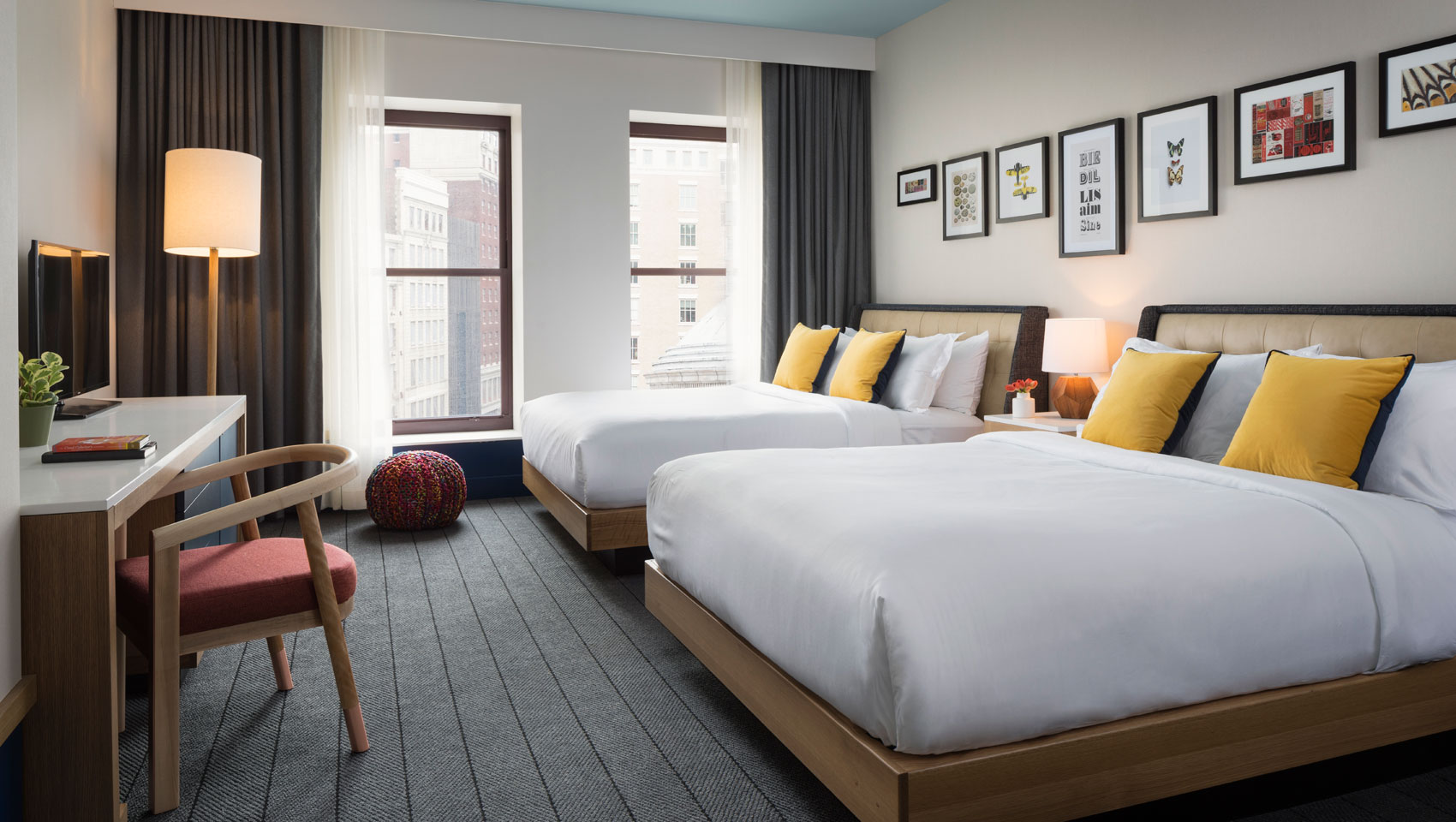 2 queen guestroom at Kimpton Schofield Hotel